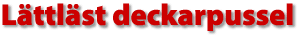 L&auml;ttl&auml;st deckarpussel