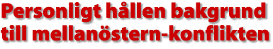 Bakgrund till mellan&ouml;stern-konflikten