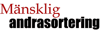 M&auml;nsklig andrasortering