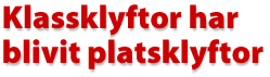 Klassklyftor har blivit platsklyftor