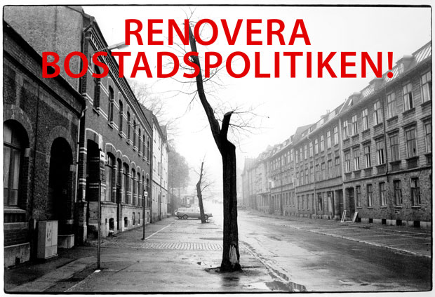 Bild: Stadsdelen Olskroken i Göteborg inför rivningen 1977.