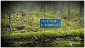 Allmän väg börjar.