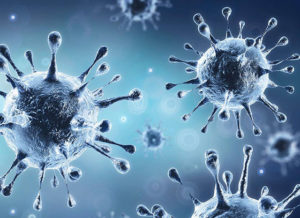Bild på corona-virus.